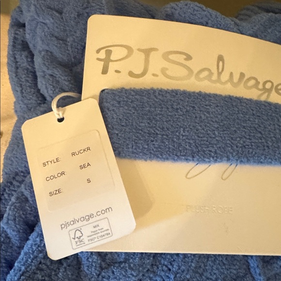 Cozy Cable Knit Robe Cardigan - Blue (Sea) Style: RUCKR - Picture 11 of 11